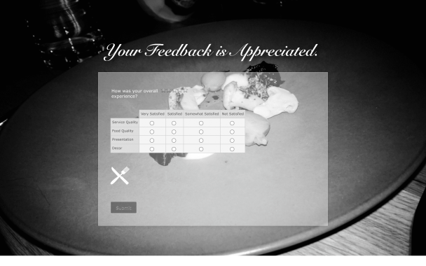 Restaurant Feedback Survey - Theme Poster