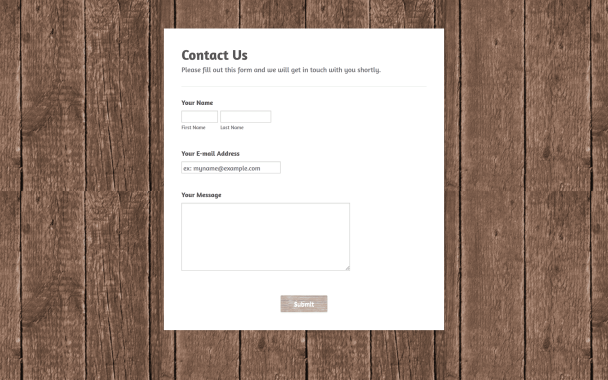 Rustic Wood - Theme Poster
