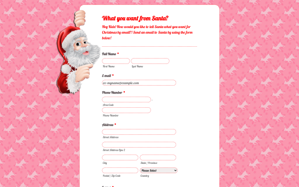 Santa's Reindeer - Theme Poster