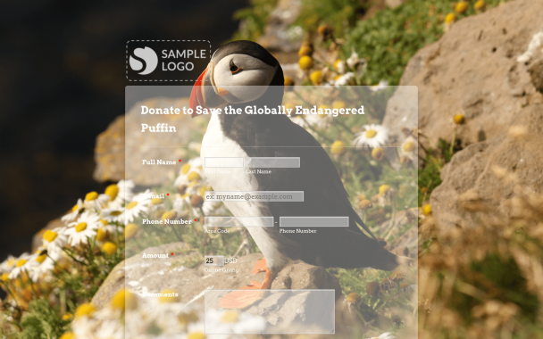 Save the Puffin - Theme Poster
