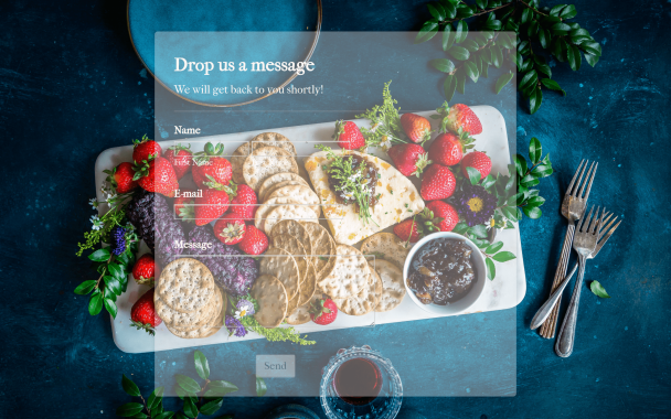Say Hello to a Delicious Snack Spread - Theme Poster