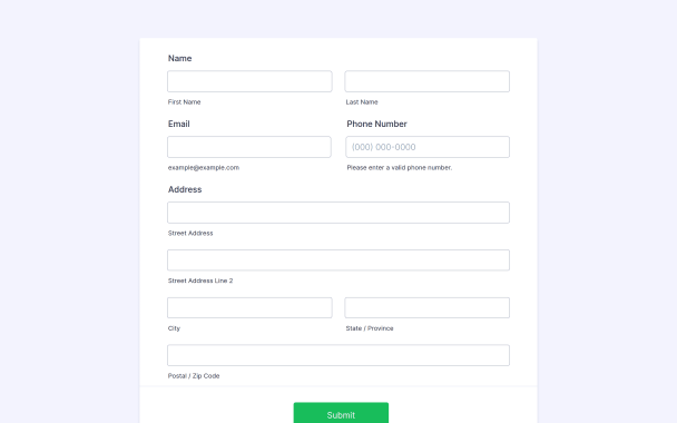 Simple Contact Details - Theme Poster