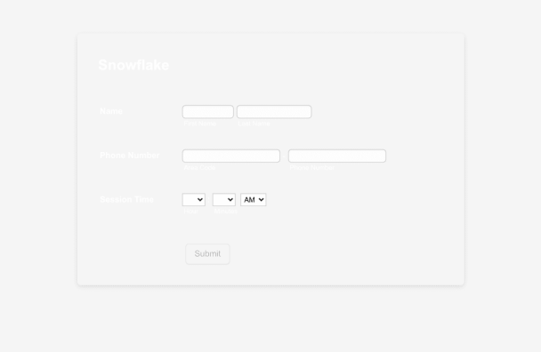 Snowflake - Theme Poster