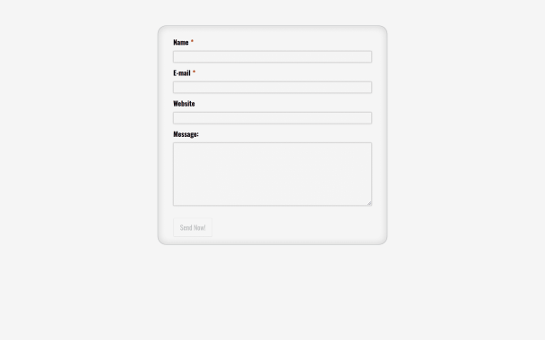 Soft Gray Contact Theme - Theme Poster