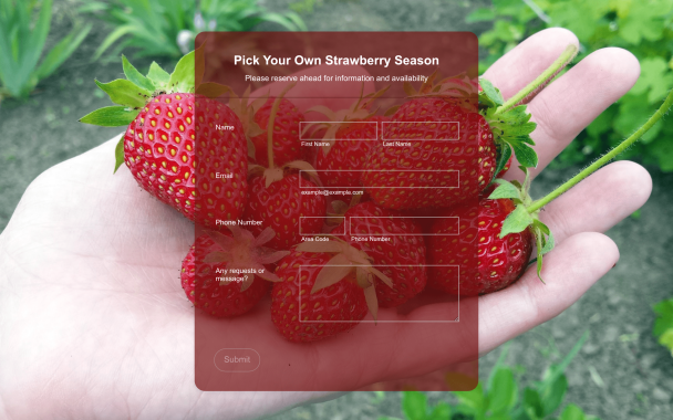 Strawberry - Theme Poster
