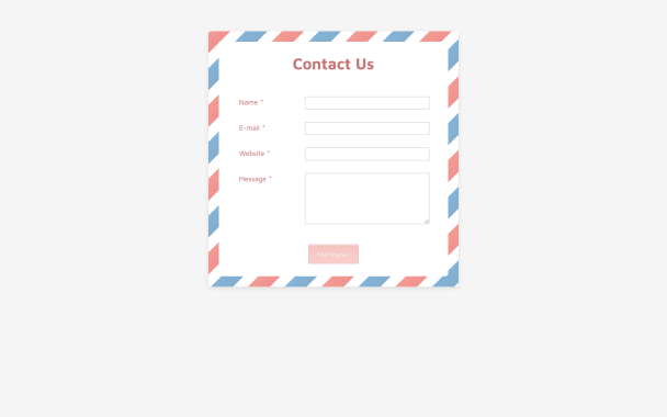 Stripe Envelope - Theme Poster
