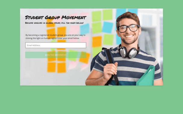 Student Movement - Theme Poster