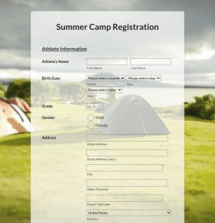 Summer Camp - Theme Poster