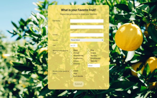 Summer Fresh - Theme Poster