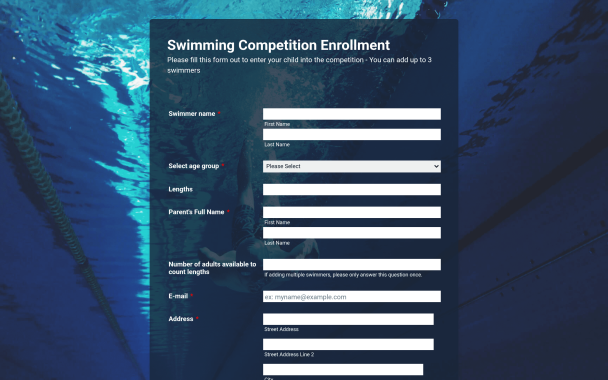 Olympic Swimming - Theme Poster