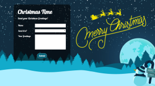 Teal Christmas - Theme Poster