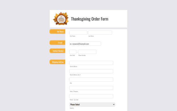 Thanksgiving - Theme Poster