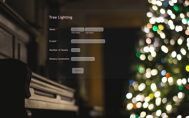 Tree Lighting - Theme Poster