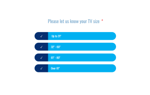 TV Mounting or smart digital service form