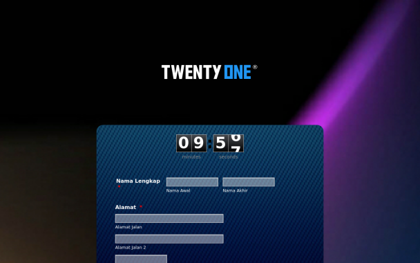 TwentyOne - Theme Poster