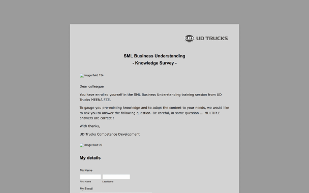 UD Trucks MonoChrome - Theme Poster