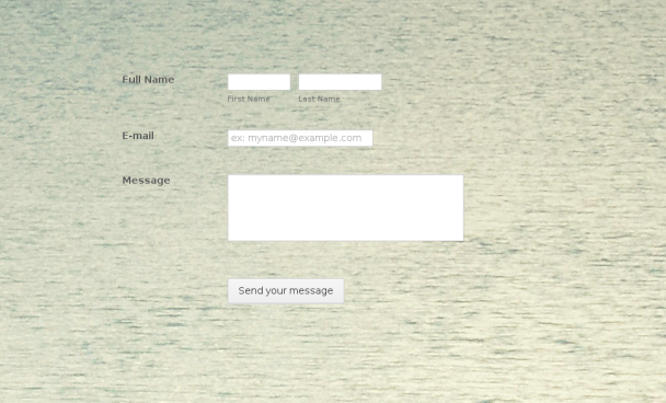 Vintage Contact Form - Theme Poster