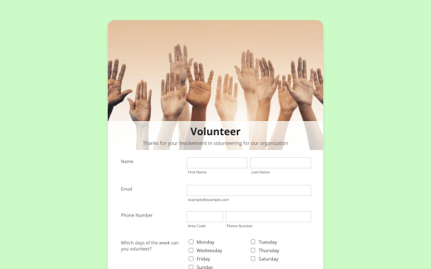 Volunteer - Theme Poster
