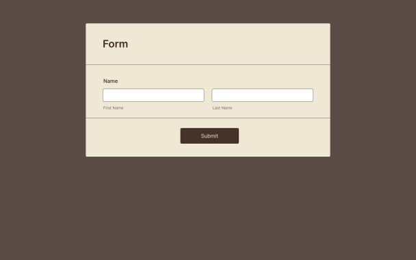 Warm Beige Form Theme - Theme Poster