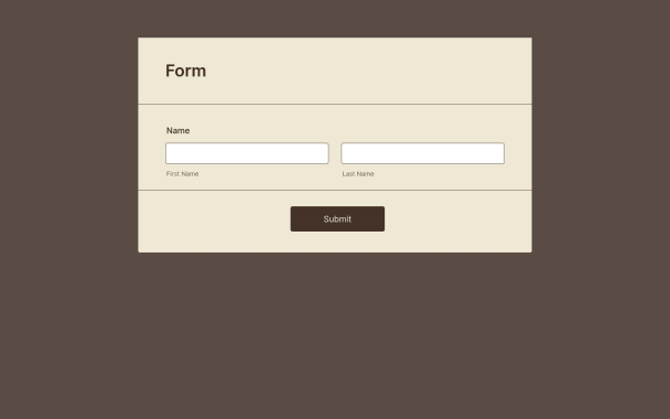 Warm Beige Form Theme - Theme Poster