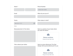 Website form - Theme Poster