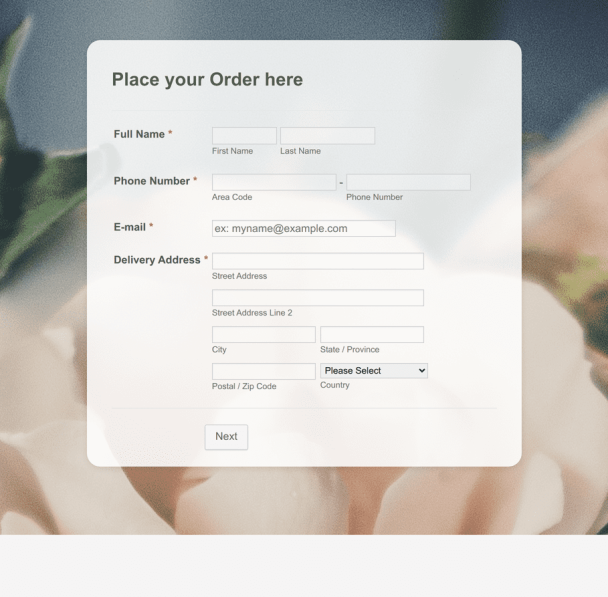Wedding Florist - Theme Poster
