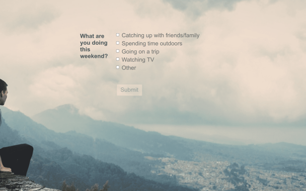 Weekend Survey - Theme Poster