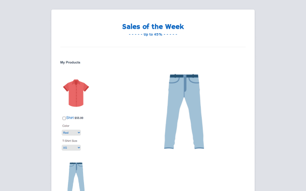 Weekly Sale - Theme Poster