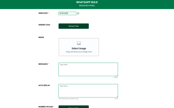 WhatsApp Blasting Panel - Theme Poster