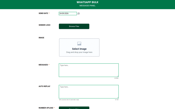 WhatsApp Blasting Panel - Theme Poster