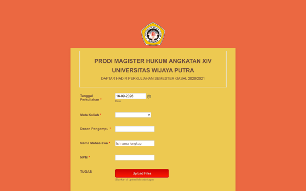 Wijaya Putra University Graduate Program - Theme Poster