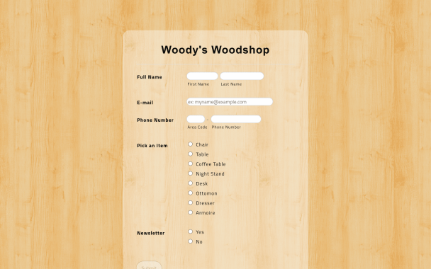 Woodshop Pure Wood - Theme Poster