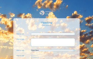 Wow Sunset Blue - Theme Poster