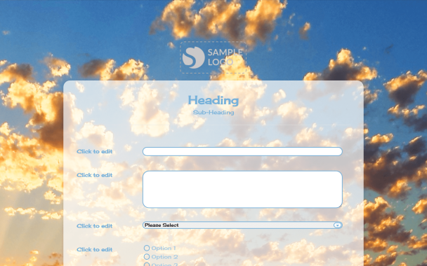 Wow Sunset Blue - Theme Poster