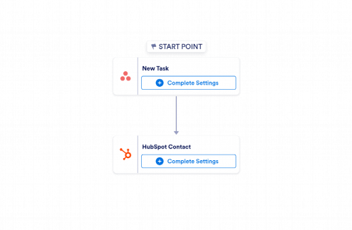 Asana to HubSpot Automation Workflow Template