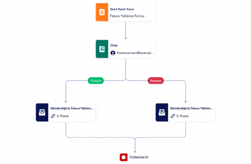 Fatura Onay Şablonu Template