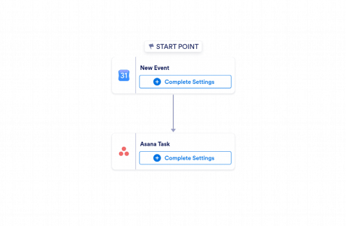 Google Calendar to Asana Automation Workflow Template