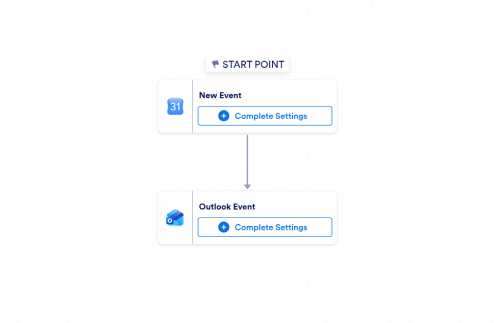 Google Calendar to Outlook Calendar Automation Workflow Template