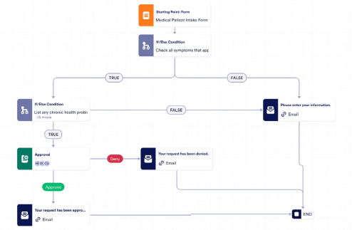 Medical Patient Intake Approval Process Template