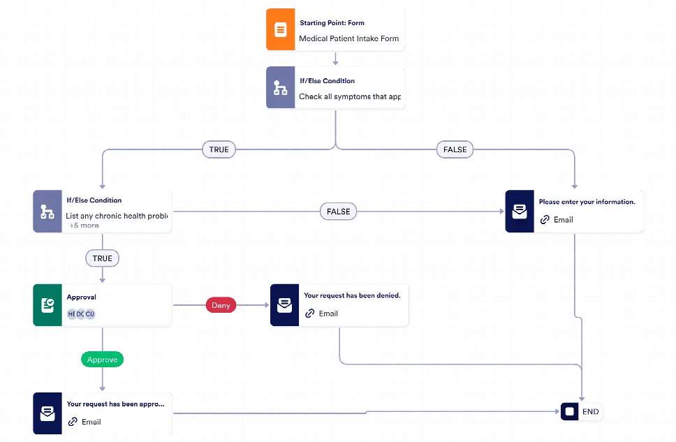 Medical Patient Intake Approval Process Template