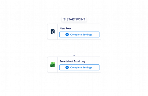 Smartsheet to Microsoft Excel Automation Workflow Template
