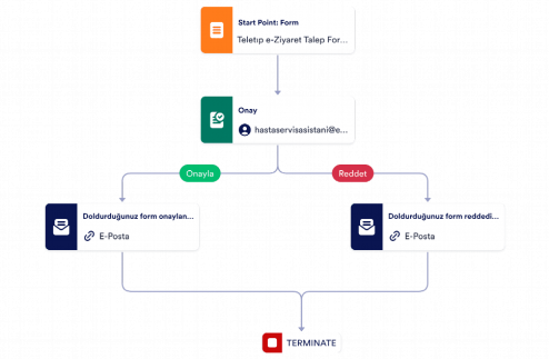 Teletıp Randevusu Onay Şablonu Template