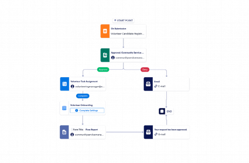 Volunteer Application Approval Workflow Template